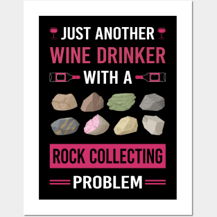 Wine Drinker Rock Collecting Rocks Rockhound Rockhounding Posters and Art